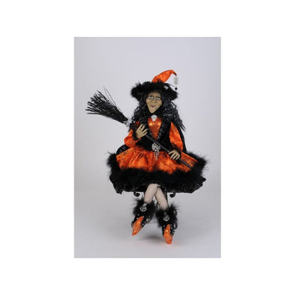 Karen Didion Lady Halloween Witch Figurine, 24 Inches