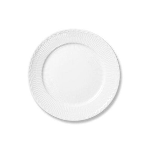 Royal Copenhagen White Fluted Half Bread & Butter Plate, 6.75 inches, Porcelain