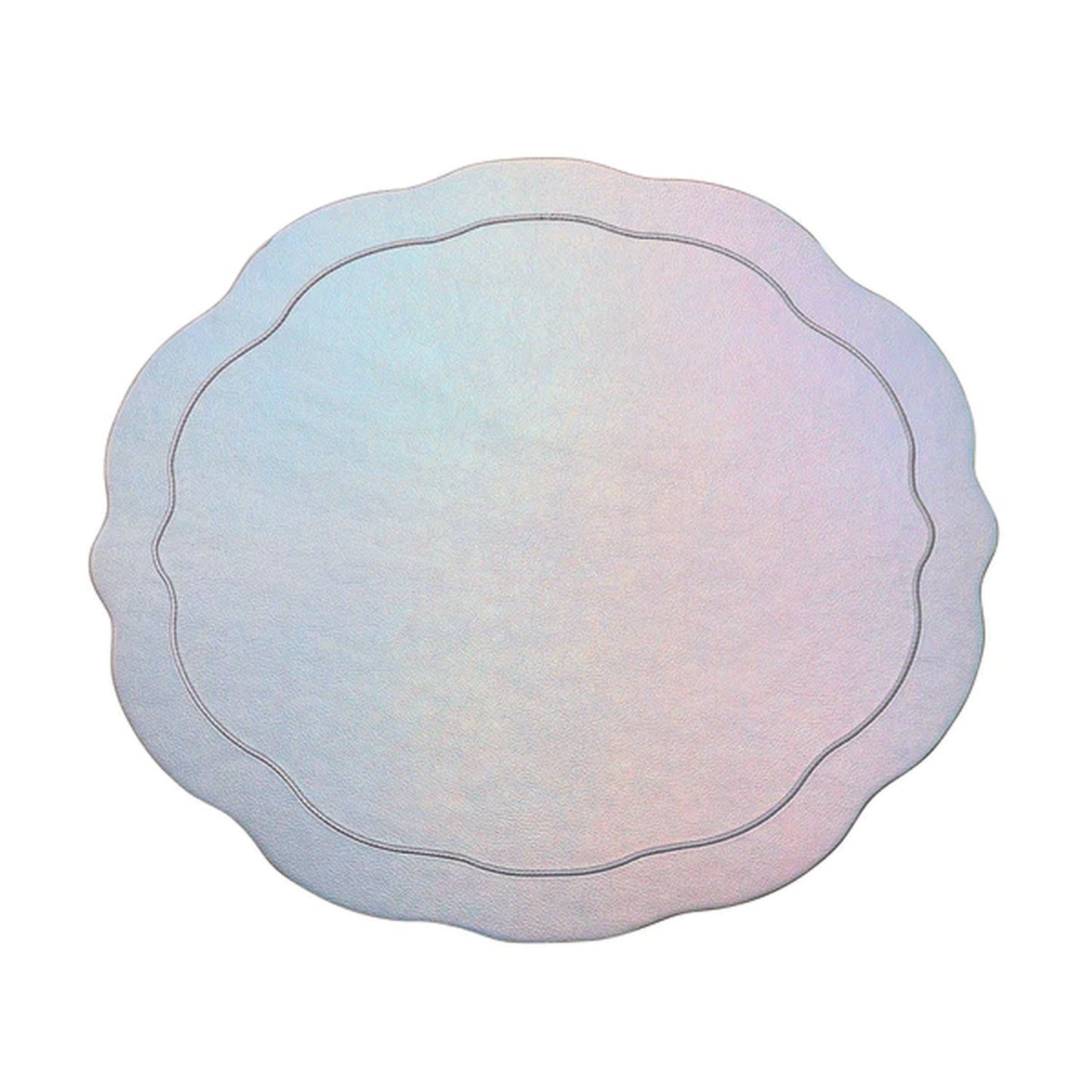Kim Seybert Tailored Placemat in Iridescent & Silver, Set of 4