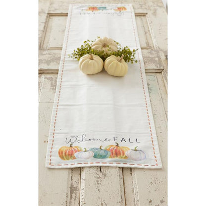 Your Heart's Delight Pick of The Patch - Table Runner, White, Cotton