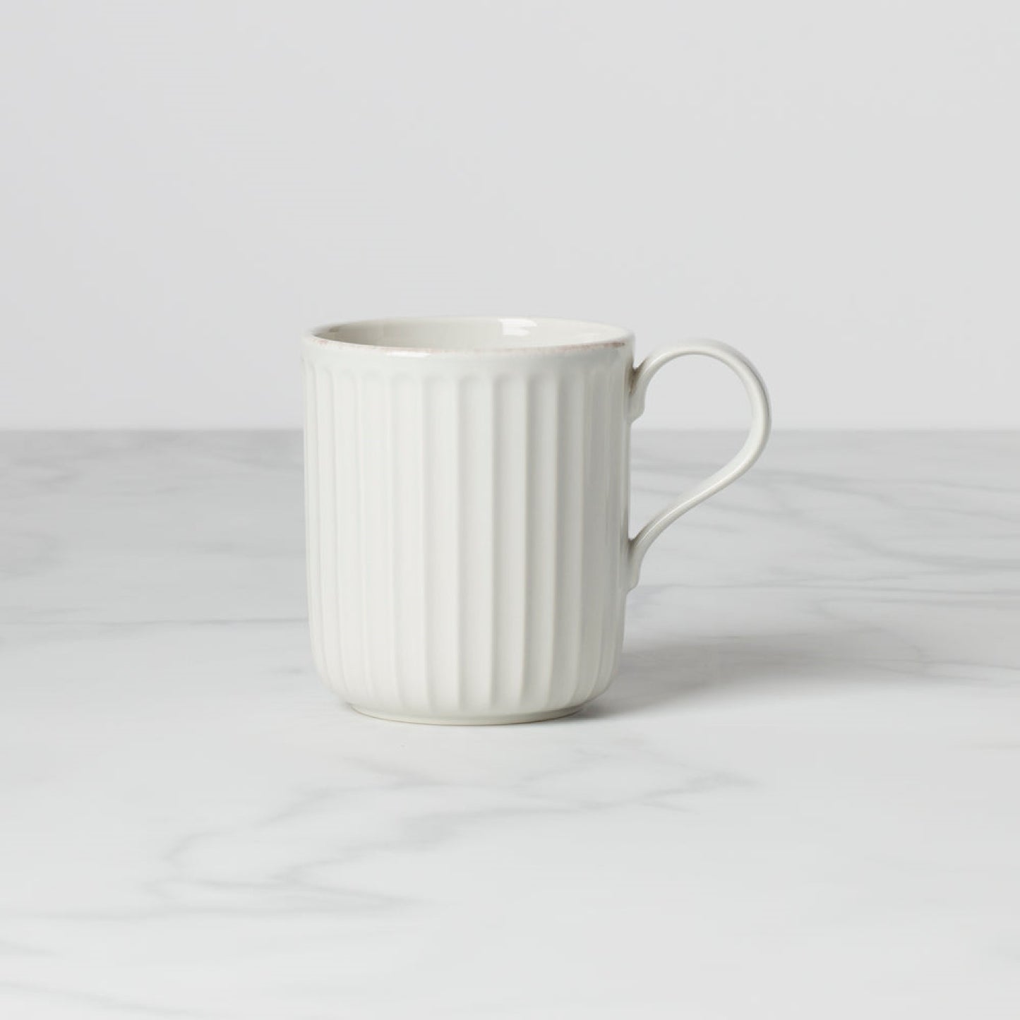Lenox French Perle Scallop White Mug