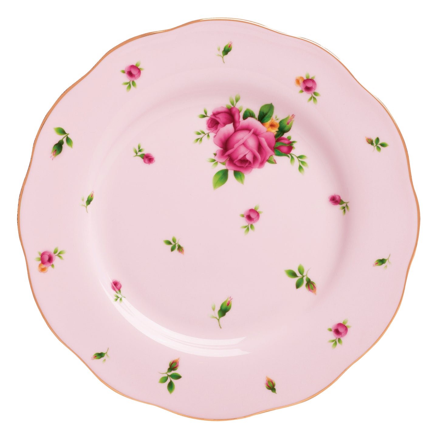 Royal Albert New Country Roses Pink Plate 8in
