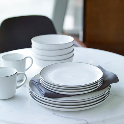 Royal Doulton Gordon Ramsay Bread Street Kitchen Dinnerware Set White, 16 Piece Set