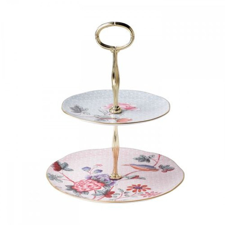 Wedgwood Cuckoo Cake Stand Two-Tier