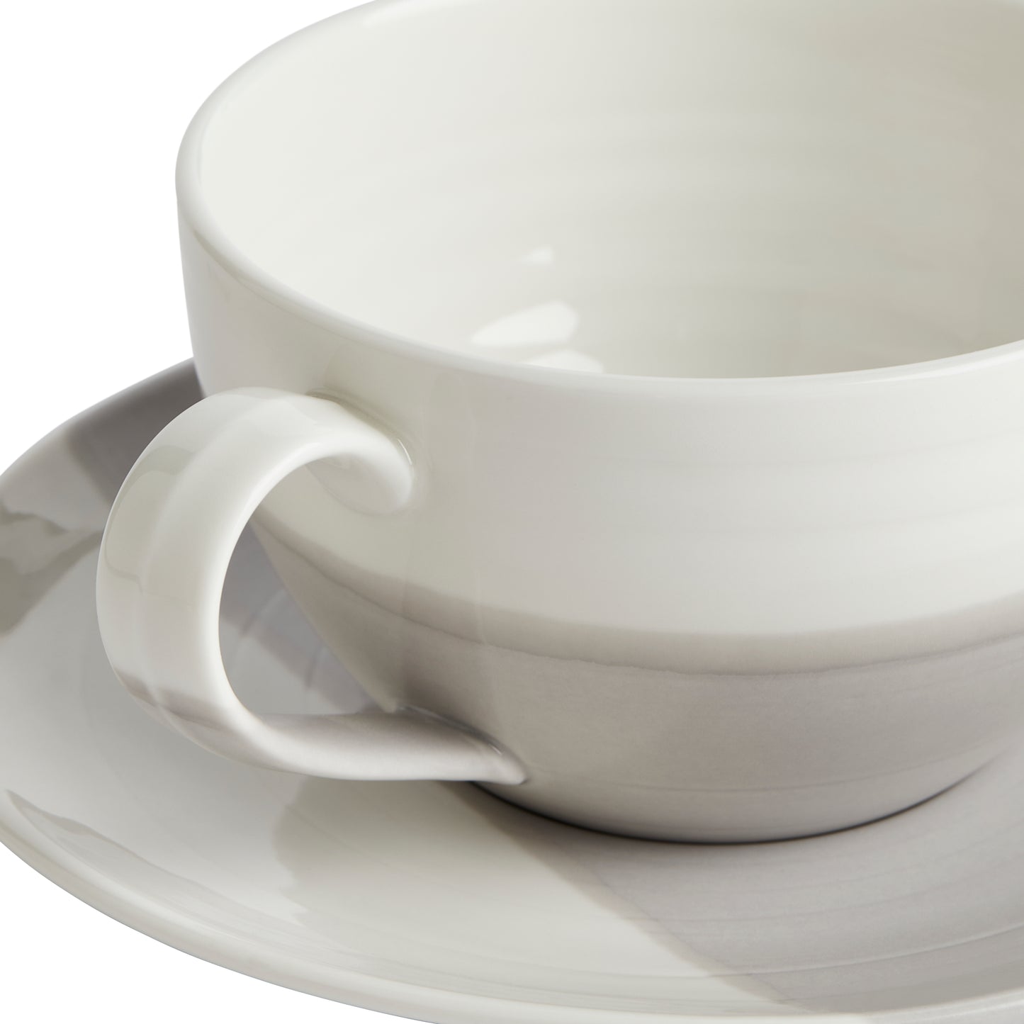 Royal Doulton 1815 Coffee Studio Latte Cup and Saucer 14floz Grey