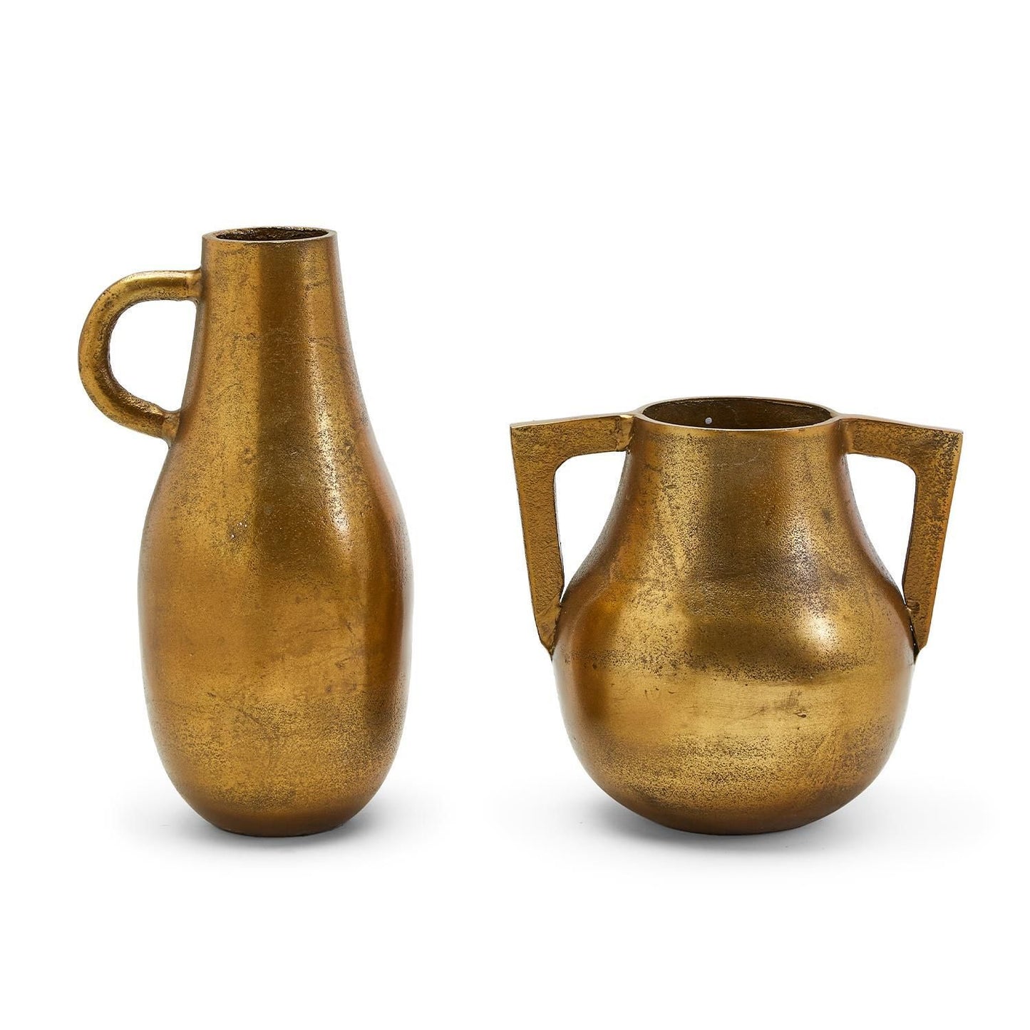 Two's Company Alexandria Set Of 2 Industrial Jug Vase
