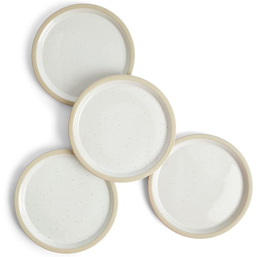 Royal Doulton Urban Dining Plate/Lid 6.5 Inch White, Set of 4