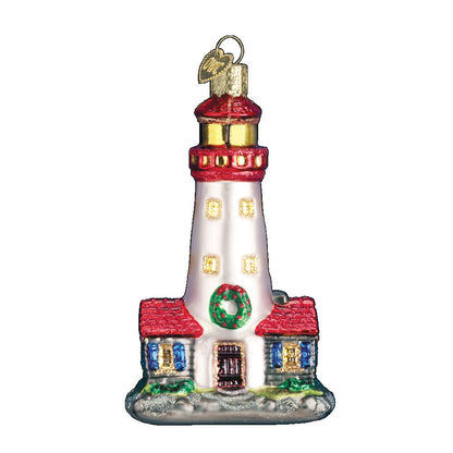 Old World Christmas Lighthouse Ornament