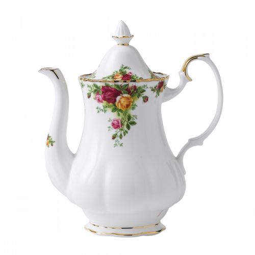 Royal Albert Old Country Roses Coffee Pot Large, 42oz