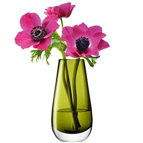 LSA International Flower Colour Bud Vase, H5.5 inches, Glass