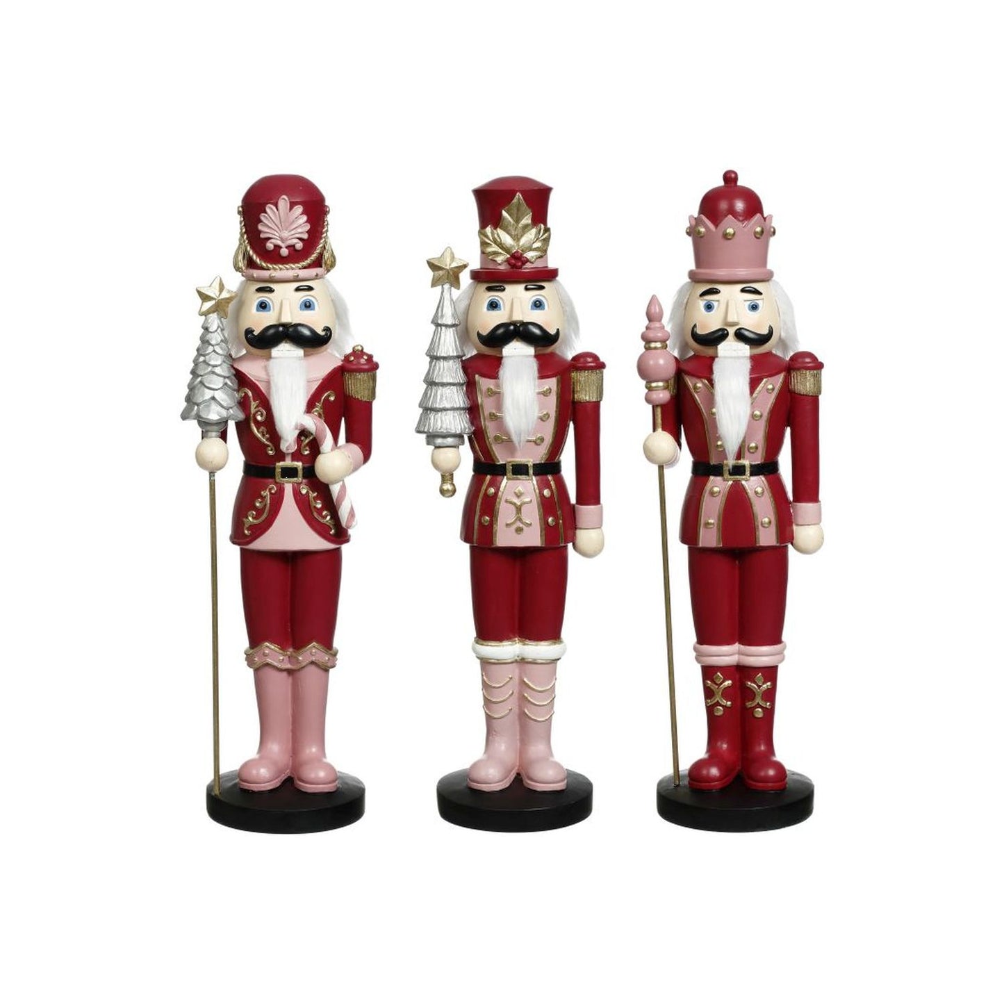 Mark Roberts Christmas 2024 Nutcracker With Mustache 15.5 Inches, Assorted Of 3