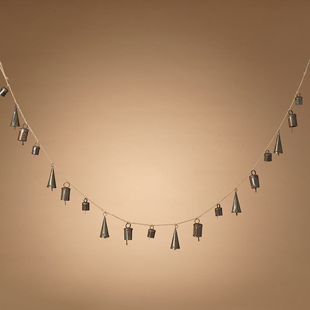 Gerson 5'L Holiday Metal Bell Garland