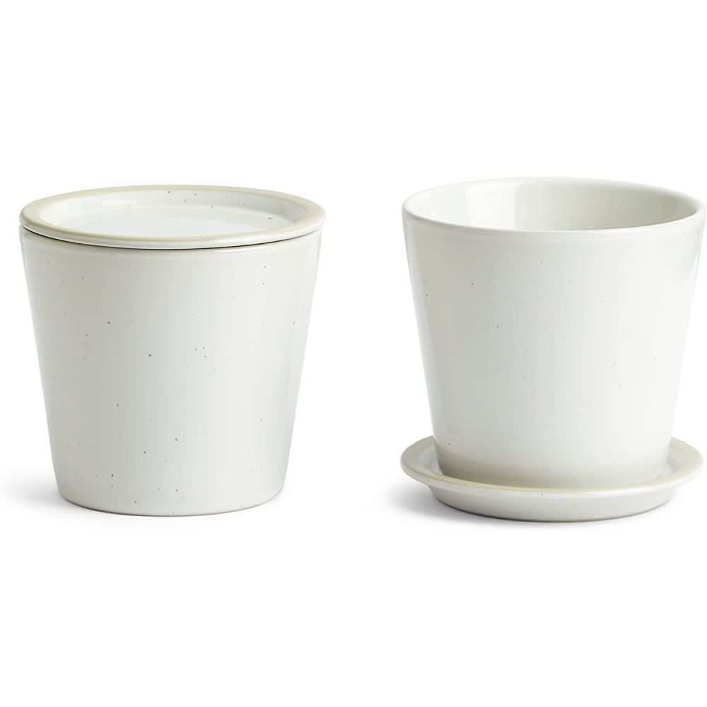 Royal Doulton Urban Dining Thermal Mug & Coaster/Lid White, 4 Piece Set