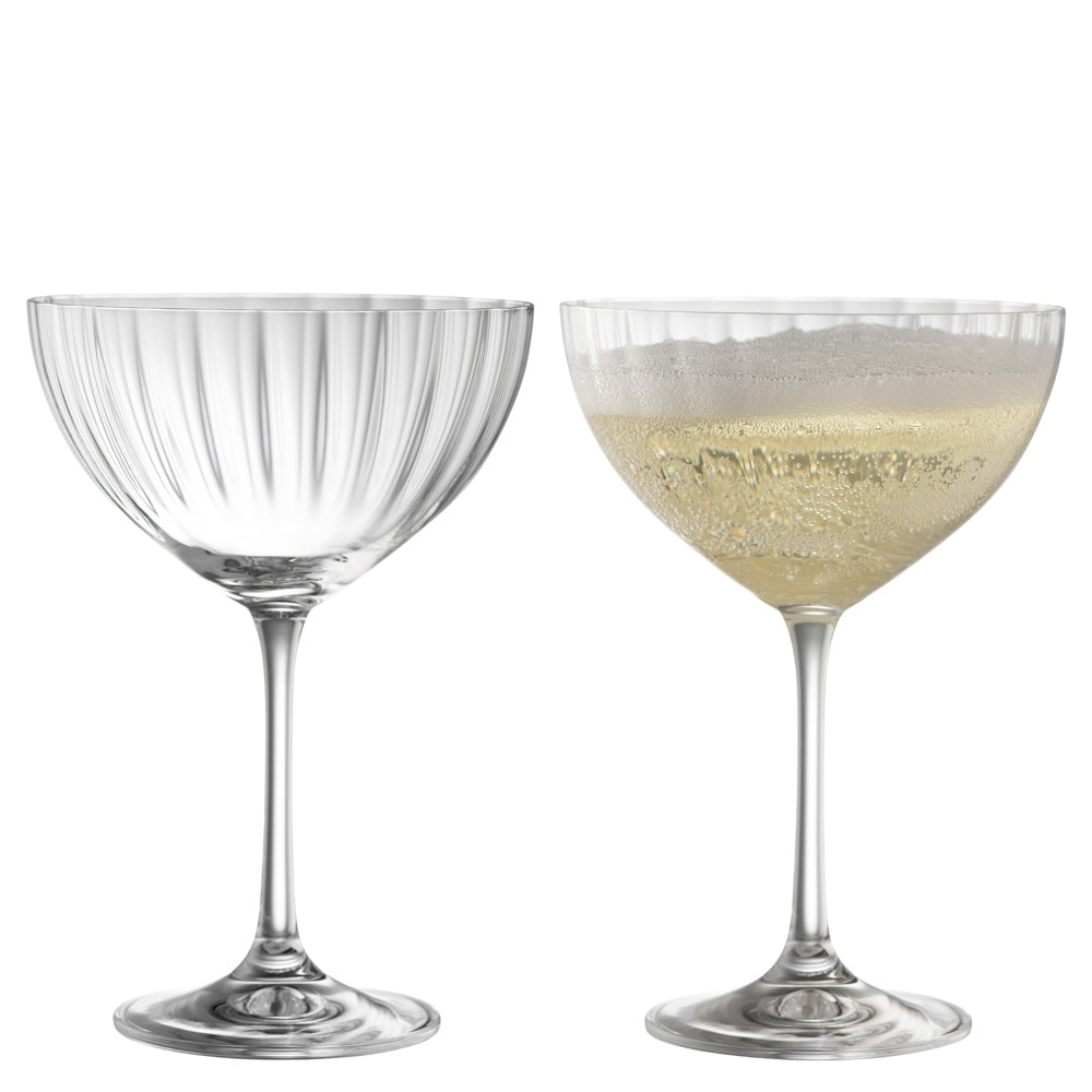 Galway Erne Saucer Champagne Pair