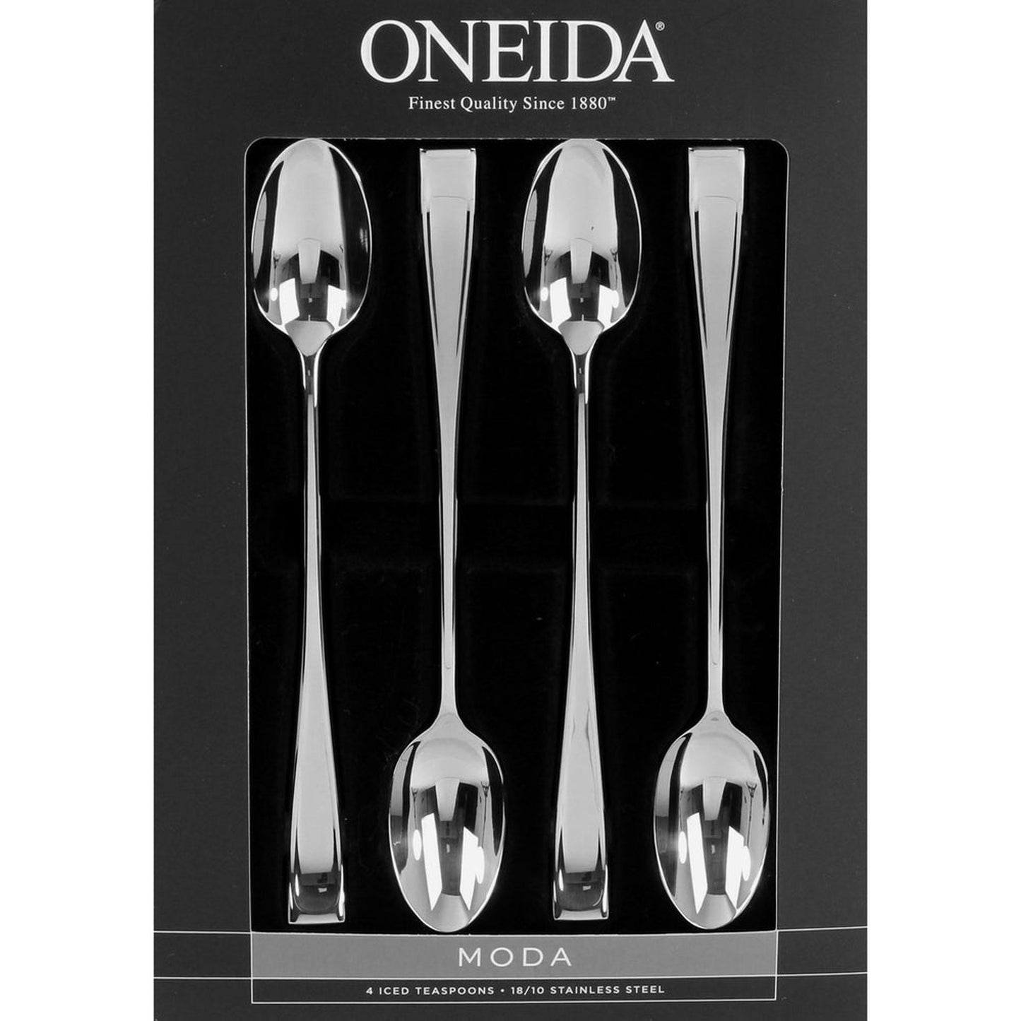 Oneida Moda Set Of 4 Iced Teaspoons