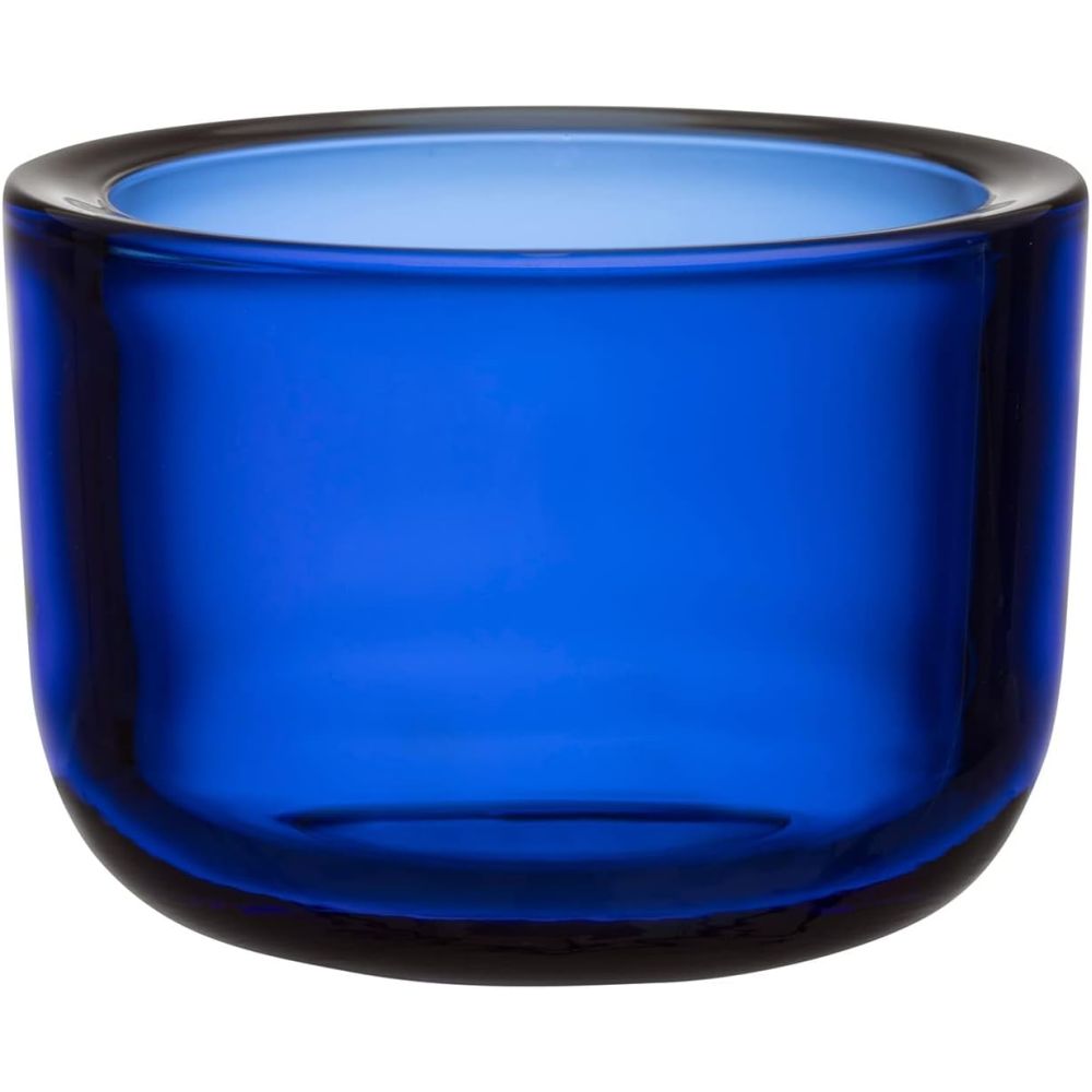 Iittala Valkea Tealight Candleholder 60Mm 2.36" Ultramarine Blue