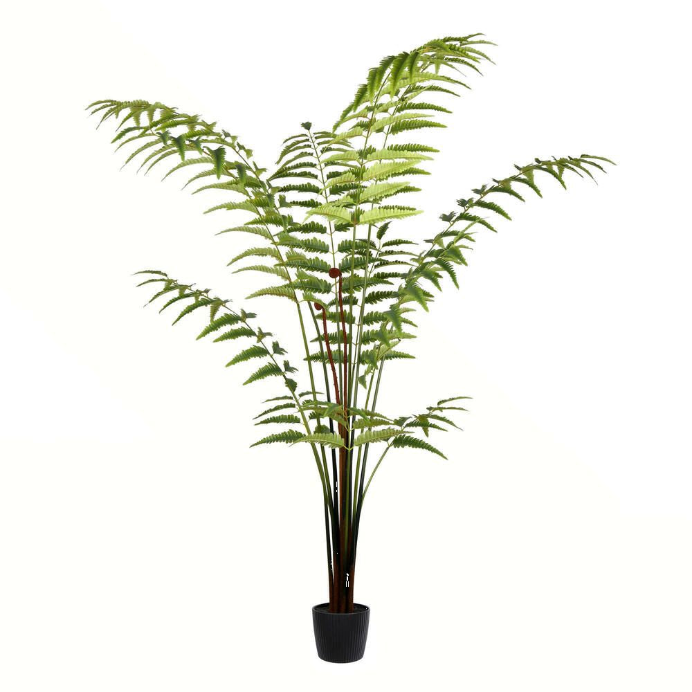 Vickerman Artificial Potted Leather Fern