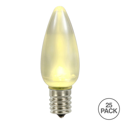 Vickerman C9 Ceramic LED Warm White Bulb, package of 25, Plastic