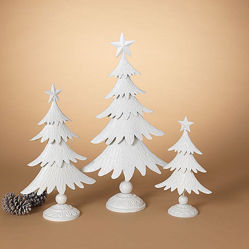 Gerson Company Set of 3 Metal Holiday Trees