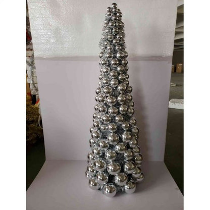 Regency International 36" Vp W/Tinsel Ball Cone Tree