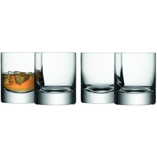 LSA International Bar DOF Tumbler, Clear, Set of 4, Glass