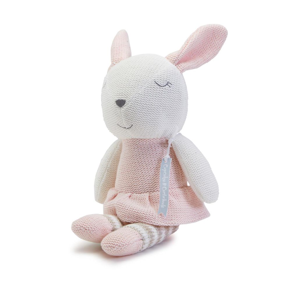 Two's Company Knitted Cuddle Bunny