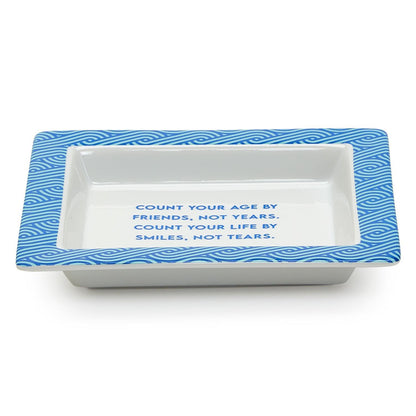 Two's Company Classic Wise Sayings Set Of 6 Desk Trays In Gift Box