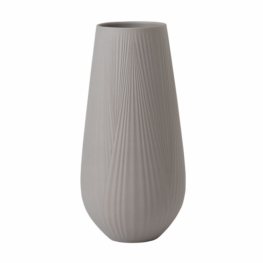 Wedgwood Jasper Folia Tall Vase 11.8" Mink