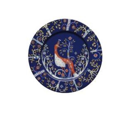 Iittala Taika Plate, Flat 8.75 inches, BlueBlue, Porcelain