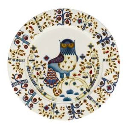 Iittala Taika Plate, Flat 11.75 inches, White, Porcelain