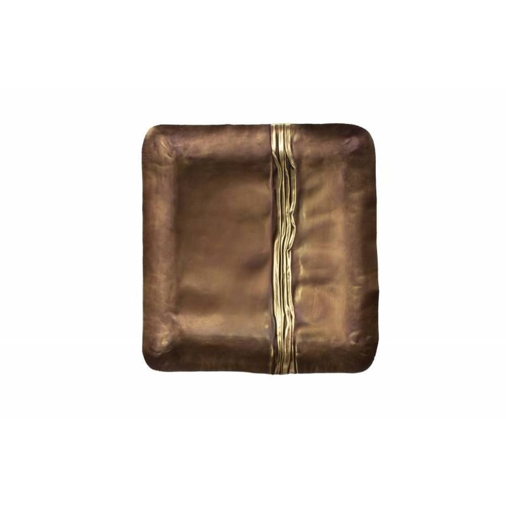 Quest Collection Bronze Square Tray