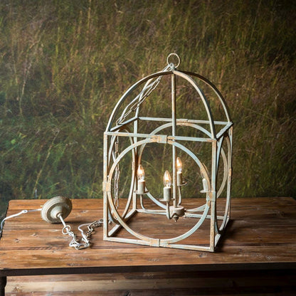 Park Hill Collection Country French Metal Birdcage Chandelier