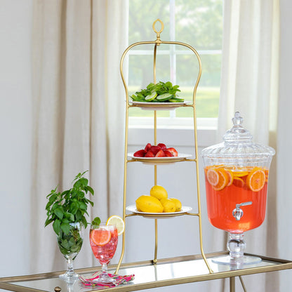 Park Hill Collection Southern Classic Hospitality 3-Tiered Plate Stand