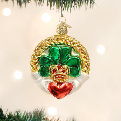 Old World Christmas Claddagh Ornament