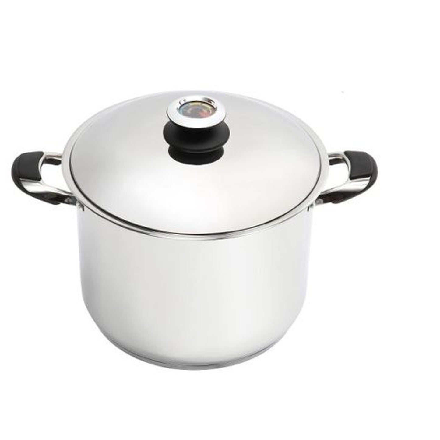 Lorenzo Stainless Steel 15 Qt Stock Pot Design By Valenti, Stainless Steel