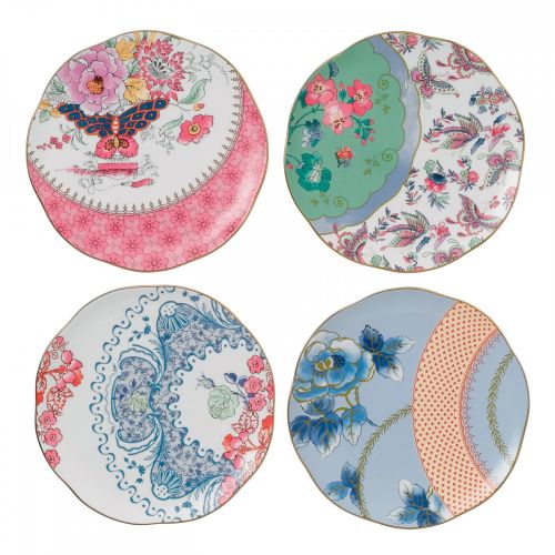 Wedgwood Butterfly Bloom Plate 8.1in, Set of 4