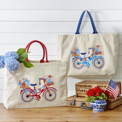 Two's Company Americana Tote Bag Assorted of 2 Colors