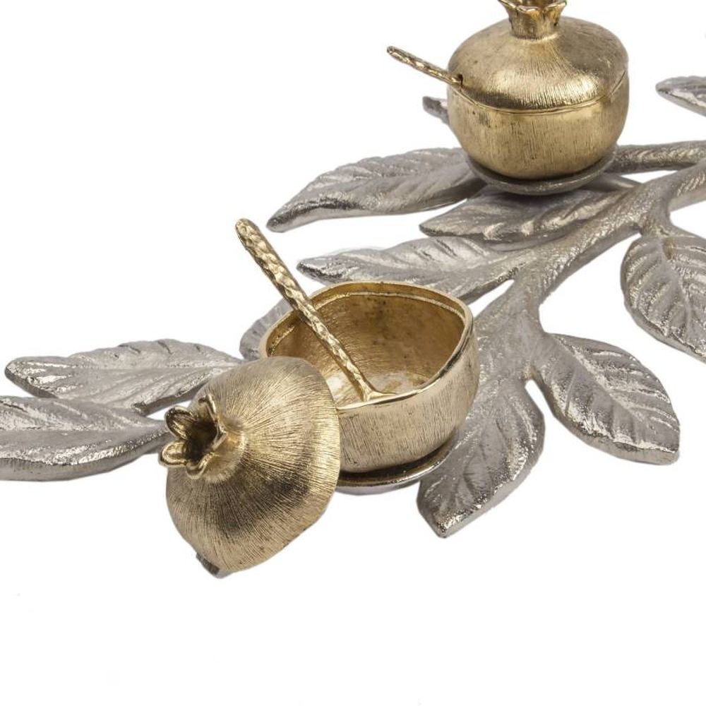 Quest Collection Branch with Mini Gold Pomegranate Bowls