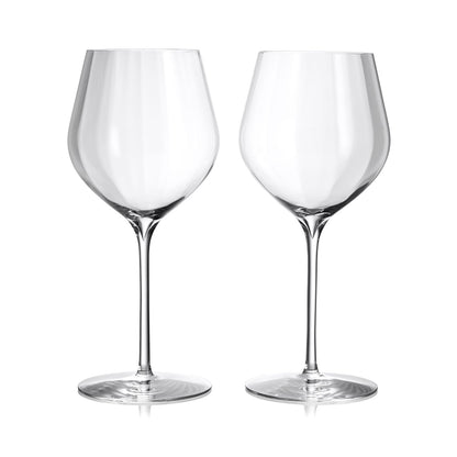 Waterford Elegance Optic Red Wine Glasses 25floz, Set of 2