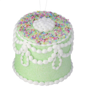 Regency International 5" Pastel Candy Decorated Cake Ornament