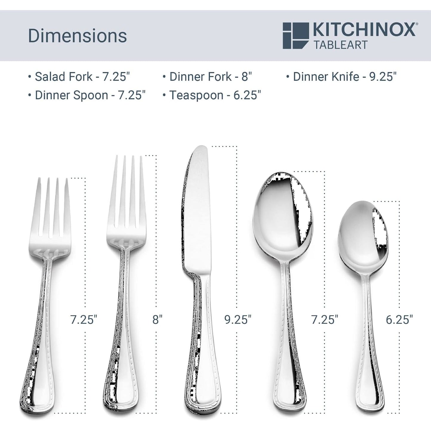 Kitchinox Seaport 43-Piece Service For 8.