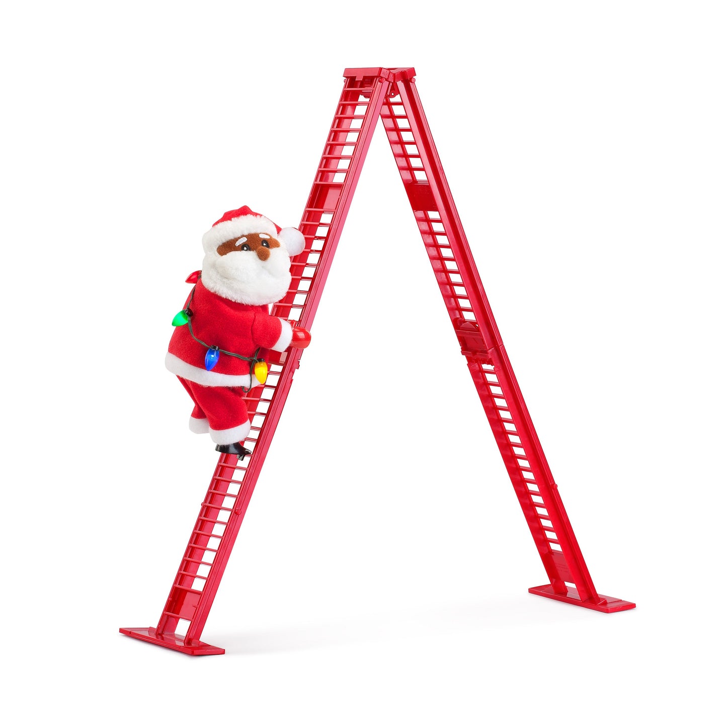Mr. Christmas Tabletop Climber - African American Santa.