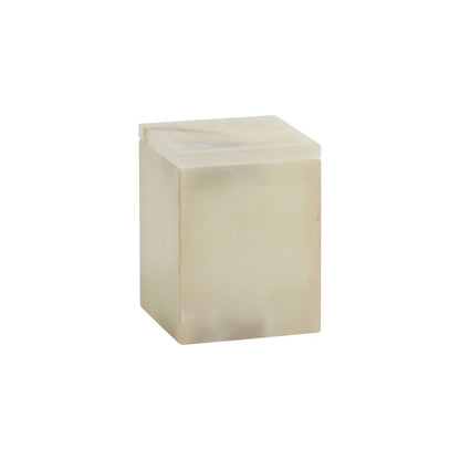 Marble Crafter Myrtus Collection Light Green Square Canister