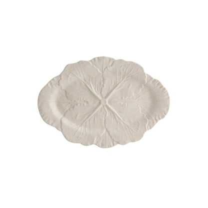 Bordallo Pinheiro Cabbage Oval Platter, 15", Set of 2, Earthenware