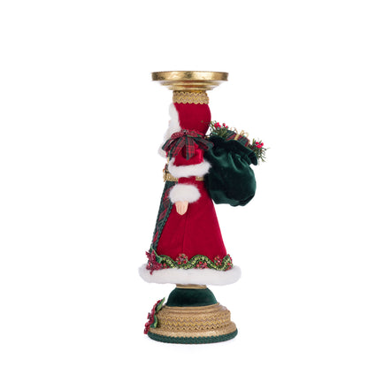Katherine's Collection 2024 Holiday Magic Santa Candleholder, 13.5-Inch