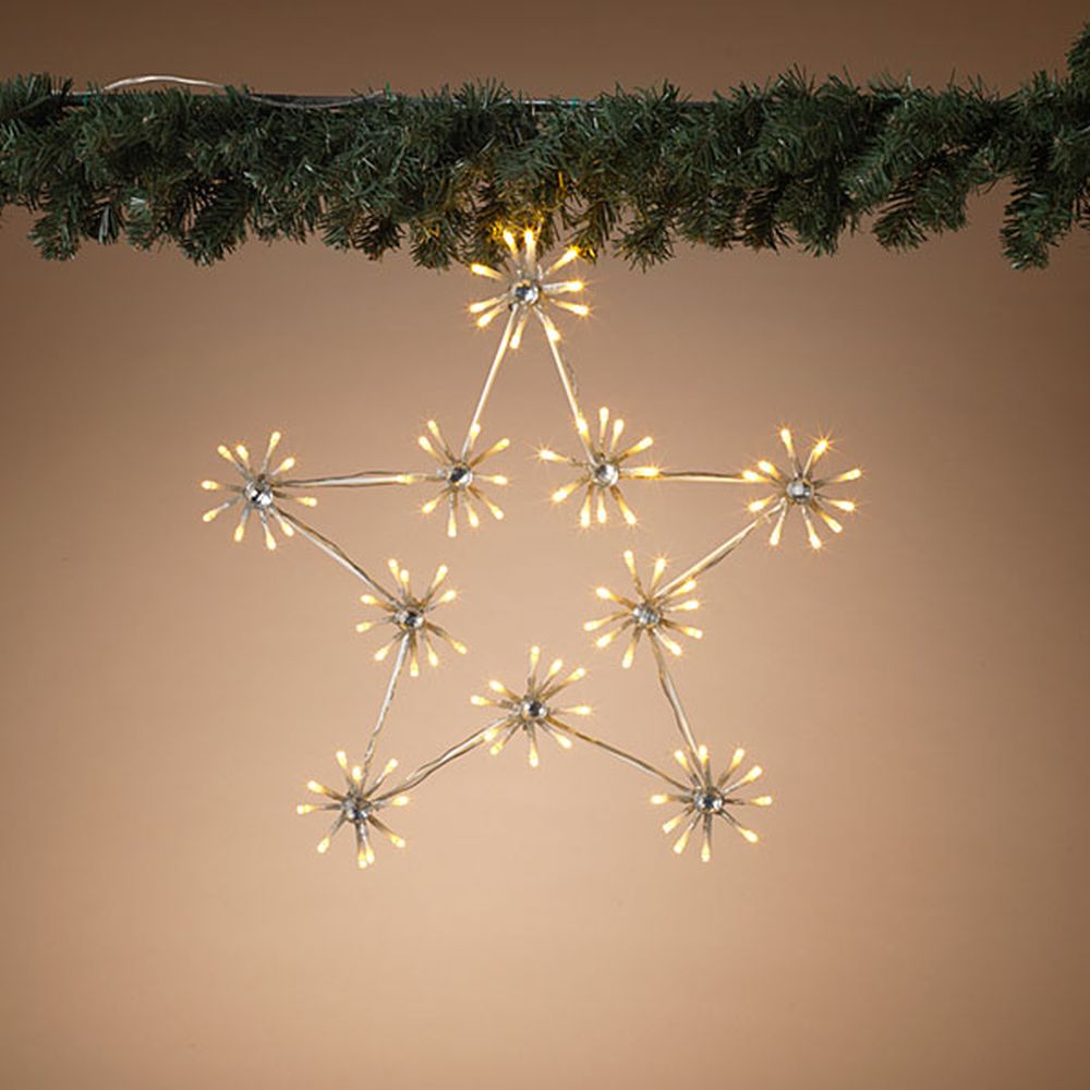 Gerson Company 19.69" Electric Lighted Star with 100 Led Lights