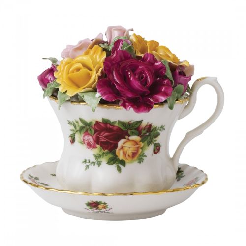 Royal Albert Old Country Roses Tea Ware Musical Teacup 4-Inch