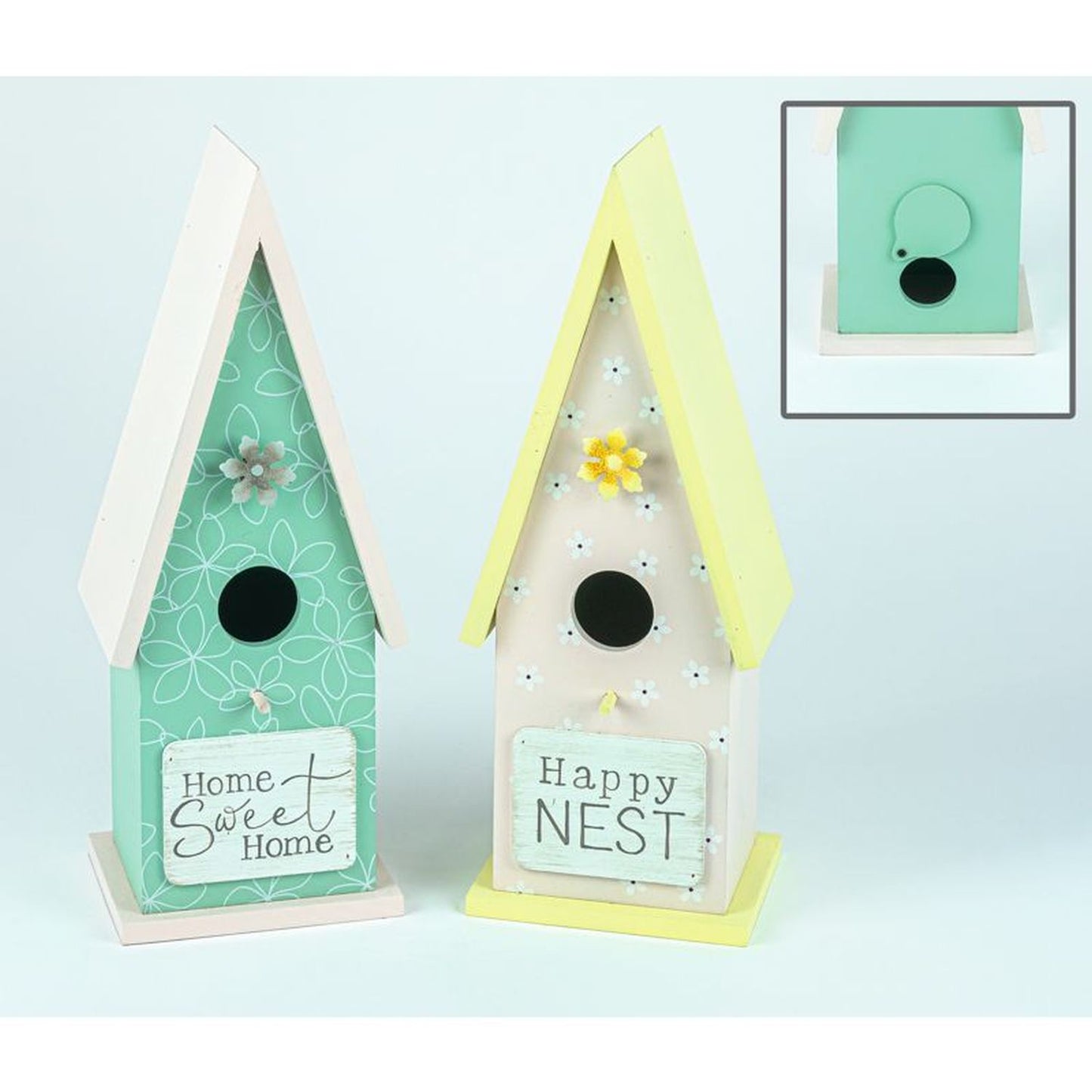 Hanna's Handiworks Home Nest Birdhouse Set Of 2 Assortments