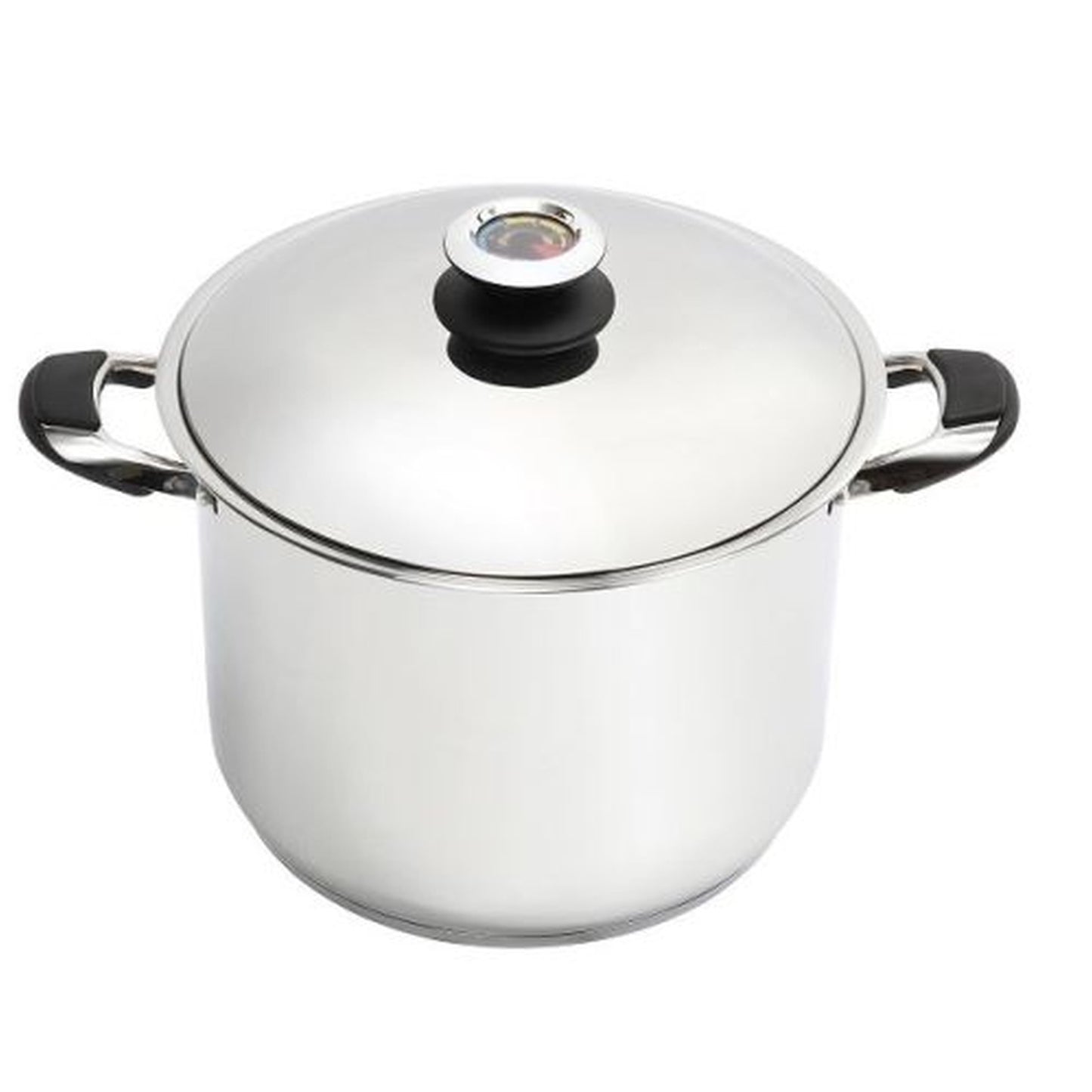 Lorenzo Stainless Steel 20 Qt Stock Pot Design By Valenti, Stainless Steel