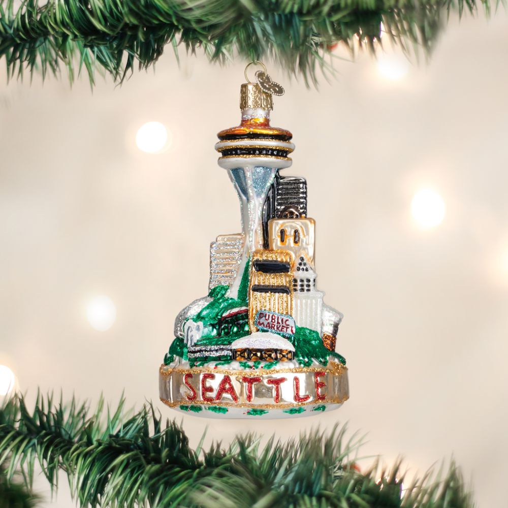 Old World Christmas Seattle Skyline Ornament